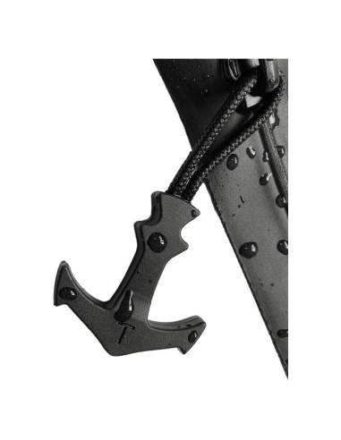 Tiradores de Cremallera de Paracord LDCRE 5 Piezas Negros