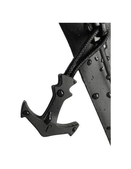 Tiradores de Cremallera de Paracord LDCRE 5 Piezas Negros