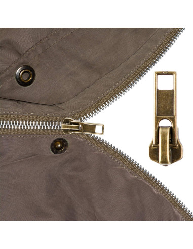 Kit de Reparación de Cremalleras 205 Piezas Maosifang - Negro y Plata