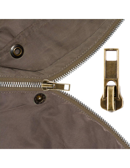 Kit de Reparación de Cremalleras 205 Piezas Maosifang - Negro y Plata