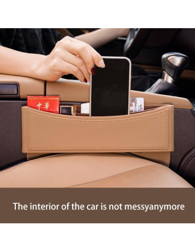 Organizador de Asiento de Coche Dragon Art Marrón 1 Paquete