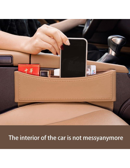 Organizador de Asiento de Coche Dragon Art Marrón 1 Paquete Organizador de Asiento de Coche Dragon Art Marrón 1 Paquete