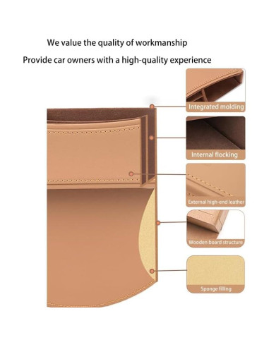 Organizador de Asiento de Coche Dragon Art Marrón 1 Paquete