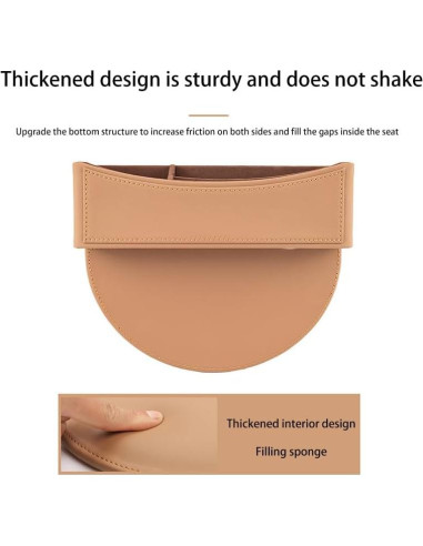 Organizador de Asiento de Coche Dragon Art Marrón 1 Paquete