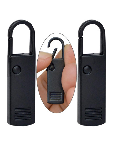 Reemplazo Tirador de Cremallera Yeezo 4 Pcs Negro