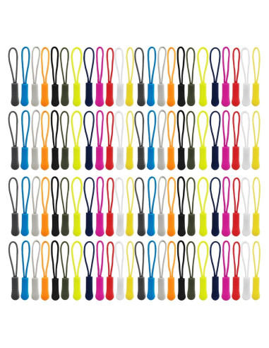Tiradores de Cremallera TIHOOD 132PCS - 12 Colores