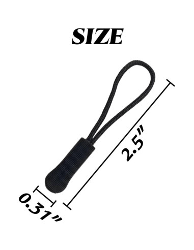 Tiradores de Cremallera TIHOOD 132PCS - 12 Colores