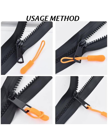 Tiradores de Cremallera TIHOOD 132PCS - 12 Colores