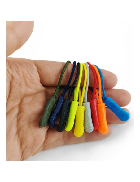 Tiradores de Cremallera TIHOOD 132PCS - 12 Colores