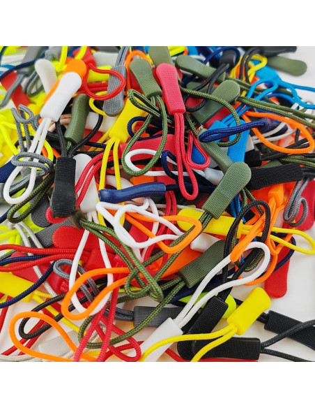 Tiradores de Cremallera TIHOOD 132PCS - 12 Colores