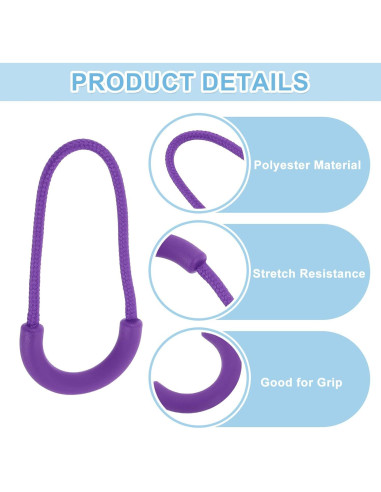 Tiradores de Cremallera uxcell 16Pcs Extensores Poliester 63.5mm