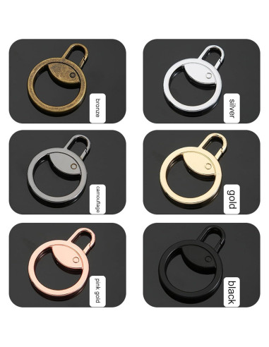 Tiradores de Cremallera Reemplazo Tapeta 6 Piezas 6 Colores