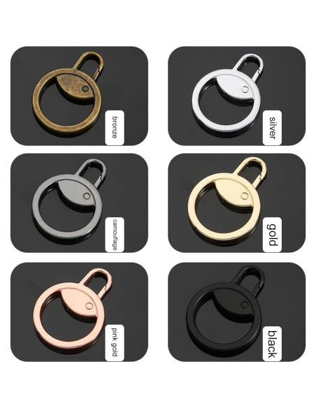 Tiradores de Cremallera Reemplazo Tapeta 6 Piezas 6 Colores