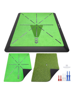 Alfombrilla de Golf Jspotib 40x30cm con 3 Reemplazos