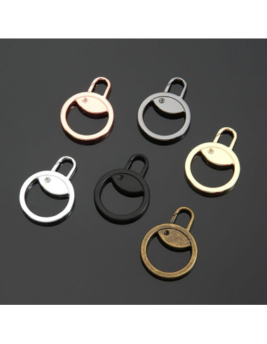 Tiradores de Cremallera Reemplazo Tapeta 6 Piezas 6 Colores