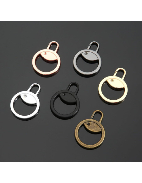 Tiradores de Cremallera Reemplazo Tapeta 6 Piezas 6 Colores