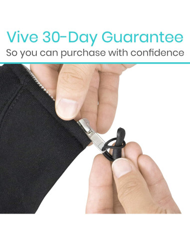 Tiradores de Cremallera Vive - Paquete de 10 Piezas Negros