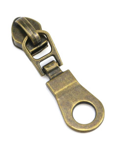 Kit de 10 Cremalleras de Nylon Chinflly para Reparación Marrón 2