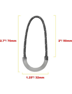 20 Tiradores de Cremallera Autoluminiscentes Renashed 1.78 cm 2