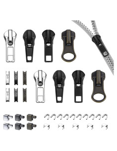 Kit de Reparación de Cremalleras 39 Piezas Nogeqi - Reemplazo Rápido