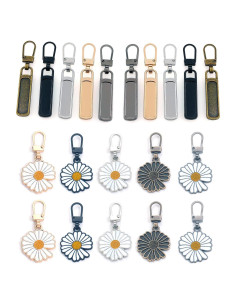 20 Tiradores de Cremallera Metálicos HZ Yihai 5cm Universal