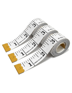 Paquete de 3 cintas métricas suaves STAMI PLET 150 cm