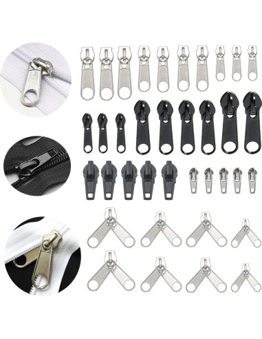 Kit de Reparación de Cremalleras 143 Piezas YaHoGa con Alicates