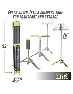 Luz de Trabajo LED PowerSmith Voyager 8000 Lúmenes Plegable 2