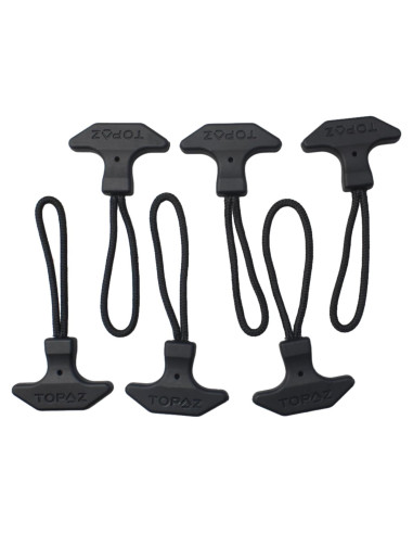 Tiradores de Cremallera GWYAN T-Zipper 6 Pcs Alta Resistencia