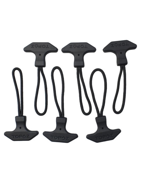 Tiradores de Cremallera GWYAN T-Zipper 6 Pcs Alta Resistencia