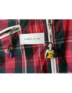 Tiradores de Cremallera Avirgo Set de 8 Gatos para Mochilas 2