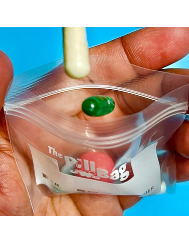 100 Bolsas Reutilizables ThePillBag para Pastillas y Viajes