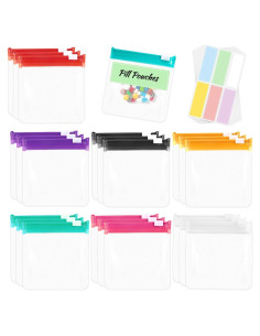 21 Bolsas Organizadoras de Píldoras Reutilizables Psyqtsuary
