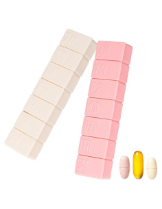Organizador Semanal de Pastillas Sanderala 2Pack 14 Compartimentos