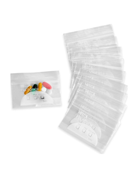 Bolsas de Pouch para Pastillas MEDca - 100 Unidades 10.16x6.99cm