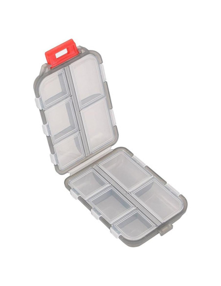 Estuche organizador de pastillas YEEHO 10 compartimentos Estuche organizador de pastillas YEEHO 10 compartimentos