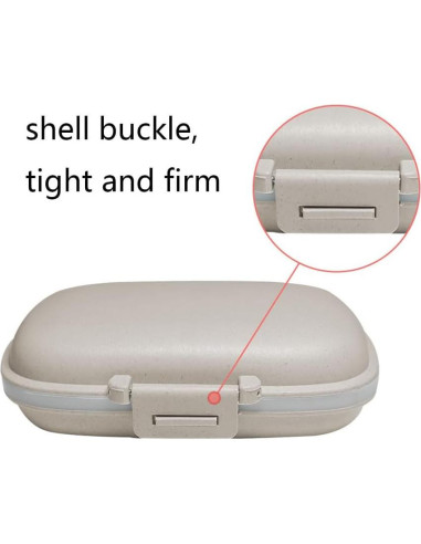 Organizador de Pastillas Fovcos 8 Compartimentos - Ligero y Duradero