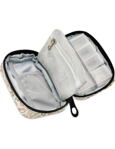 Estuche de Pastillas Ollabaky 7 Días Estampado Leopardo 2