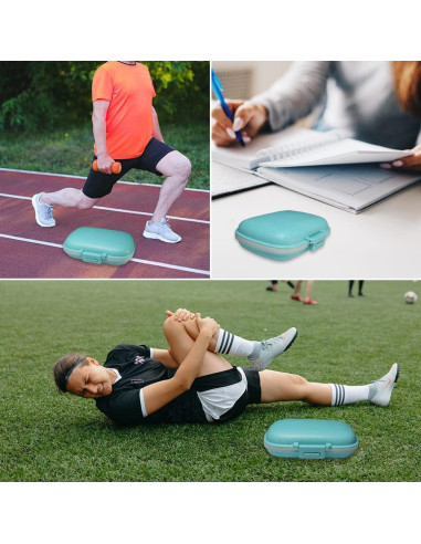 Organizador de Pastillas Fovcos 8 Compartimentos - Ligero y Duradero