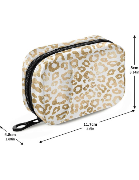 Estuche de Pastillas Ollabaky 7 Días Estampado Leopardo