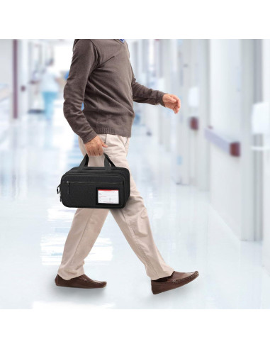 Organizador de Medicamentos SITHON Bolsa de Almacenamiento Negro