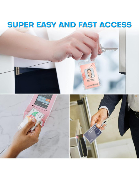 Soporte rígido Mifflin para identificación 2 Paquete Transparente