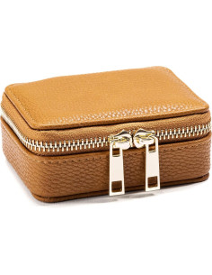 Organizador Semanal de Pastillas Four Corners Co - Cuero Vegano Marrón 2