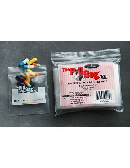 Organizador de Pastillas Reutilizable AM/PM - 50 Unidades