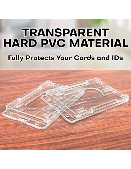 Soporte rígido Mifflin para identificación 2 Paquete Transparente