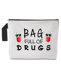 Bolsa Cosmética de Viaje Yishuliwu para Mujeres 24.1x19.1cm