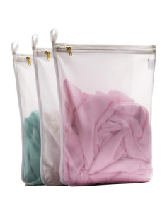 TENRAI 3 Bolsas de Lavandería Delicadas con Cierre YKK