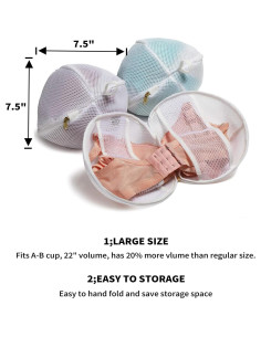 TENRAI Set de 3 Bolsas de Lavandería Delicadas 29x36.8cm 2