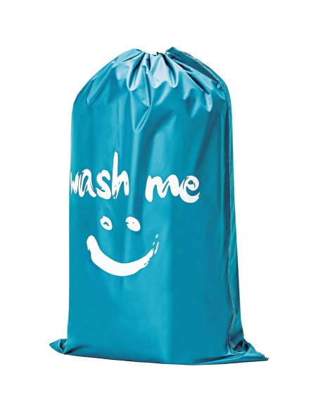 Bolsa de Ropa Sucia HOMEST XL 71x102 cm 2 Piezas Gris/Azul