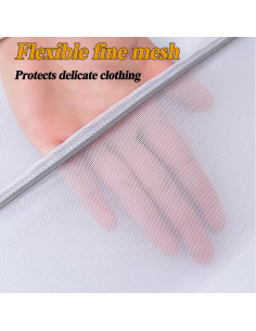 Set de 3 Bolsas de Lavandería de Malla DZZFGVF - Blanco 2